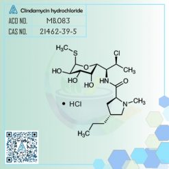 ساختار مولکولی کلیندومایسین هیدروکلراید