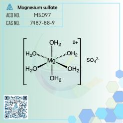 ساختار مولکولی منیزیم سولفات