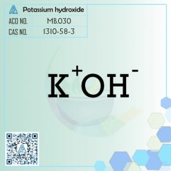 ساختار مولکولی پتاسیم هیدروکساید