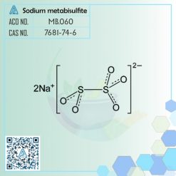 ساختار مولکولی سدیم متابی سولفیت